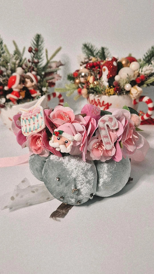 Nutcracker Christmas floral crown (one available)