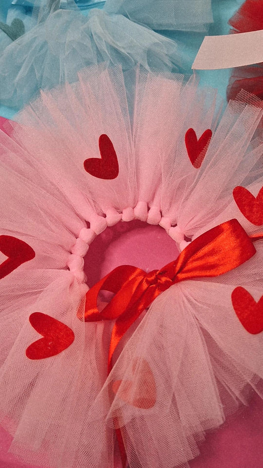 Love heart necklace tulles