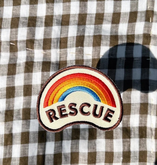 Rescue iron on patch