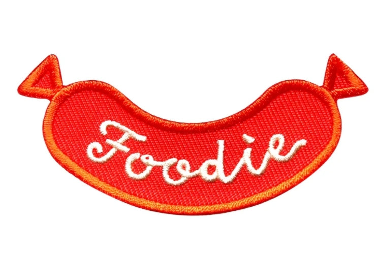 Foodie iron on patch