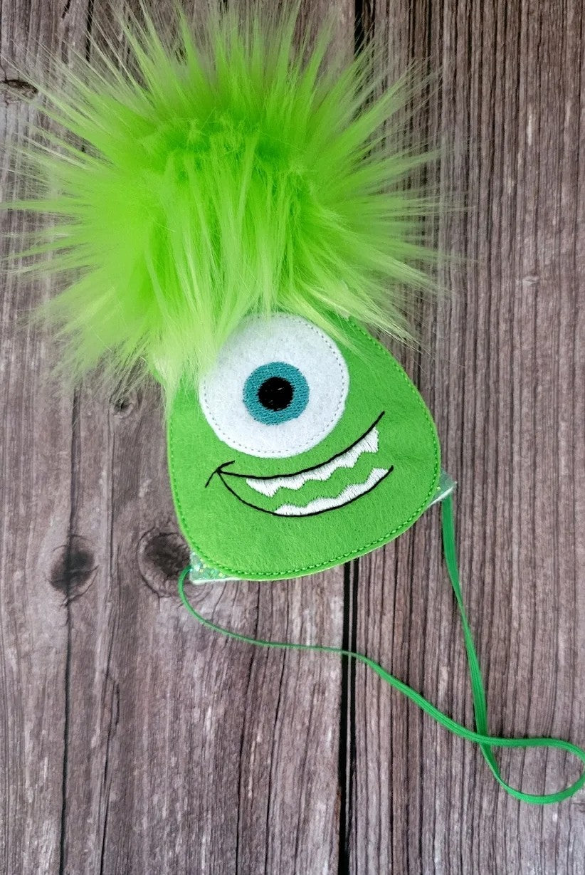 Green eye monster party hat