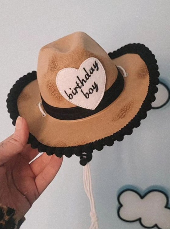 Birthday girl cowgirl hat