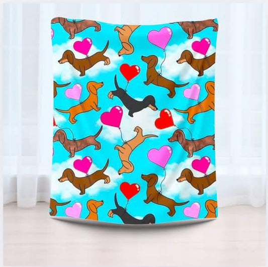 Daxie love 150x150 fleece fabric